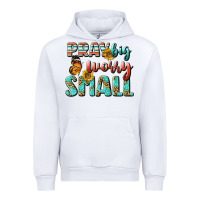 White pray big worry small Urban Hoodie - BundleAndBundleShop