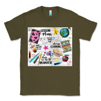 Army Green teacher always learning Classic Tee - NancyCooperArtShop