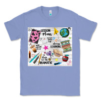 Colony Blue teacher always learning Classic Tee - NancyCooperArtShop