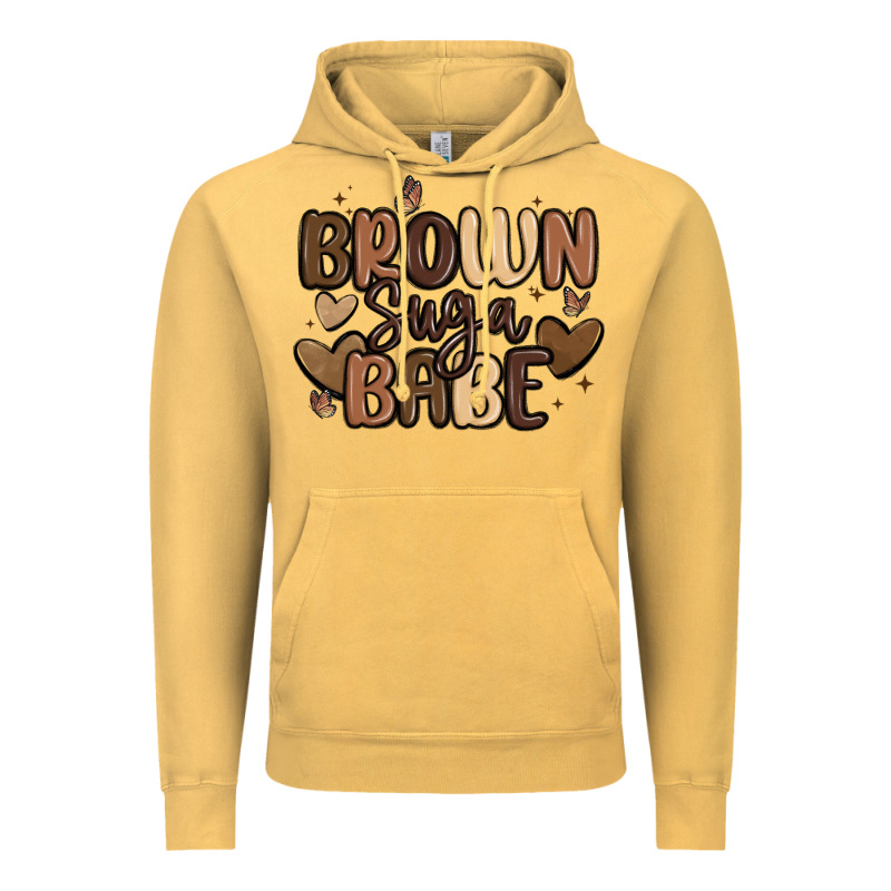 Brown Sugar Babe Vintage Hoodie by MaliasSmallBusiness | Teevron