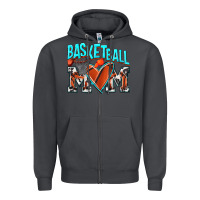 Smoke Basketball Mom Zipper Hoodie - NancyCooperArtShop