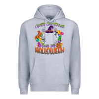 Heather Grey candy countdown days till halloween Premium Hoodie - CowGirlArtShop