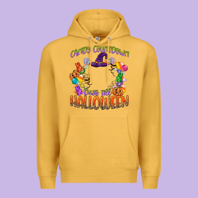 Candy Countdown Days Till Halloween Premium Hoodie Designed By Cowgirlartshop