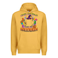 Mustard candy countdown days till halloween Premium Hoodie - CowGirlArtShop