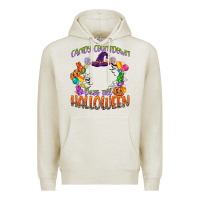 Oatmeal Heather candy countdown days till halloween Premium Hoodie - CowGirlArtShop
