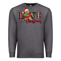 Charcoal Heather love christmas gingerbread Premium Sweatshirt - CowGirlArtShop