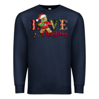 Navy love christmas gingerbread Premium Sweatshirt - CowGirlArtShop