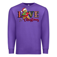 Purple love christmas gingerbread Premium Sweatshirt - CowGirlArtShop