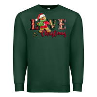 Sports Green love christmas gingerbread Premium Sweatshirt - CowGirlArtShop