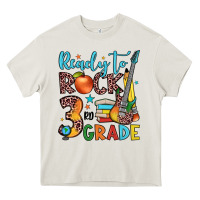 Cream ready to rock 3rd grade Heavy Core Tee - JahusDesignShop