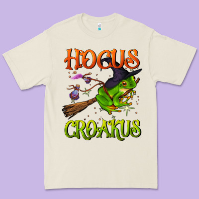 Hocus Croakus Premium Tee Designed By Bundleandbundleshop