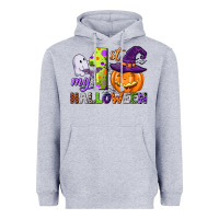 Heather Grey my first halloween Heavyweight Hoodie - CowGirlArtShop