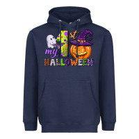 Navy my first halloween Heavyweight Hoodie - CowGirlArtShop