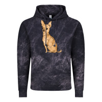 Cloud Black chihuahua Vintage Hoodie - MaliasSmallBusiness