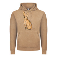 Vintage Coffee chihuahua Vintage Hoodie - MaliasSmallBusiness