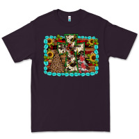 Plum Christmas cross Premium Tee - JahusDesignShop