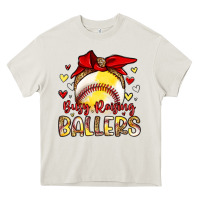 Cream busy raising ballers Heavy Core Tee - Artiststas
