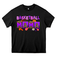 Black basketball mama Heavy Core Tee - AdoDesignShop