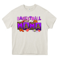 Cream basketball mama Heavy Core Tee - AdoDesignShop