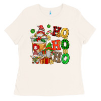 Bone ho ho ho christmas latte with gnomies Ladies Tee - AdoDesignShop