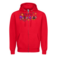 Red little miss mardi gras Zipper Hoodie - texasbilliewilder