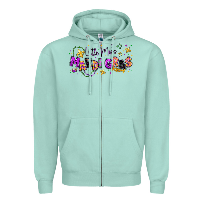 Little Miss Mardi Gras Zipper Hoodie by texasbilliewilder | Teevron