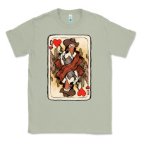 Matcha queen of hearts cowgirl Classic Tee - NancyCooperArtShop