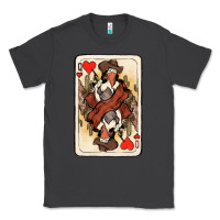 Smoke queen of hearts cowgirl Classic Tee - NancyCooperArtShop