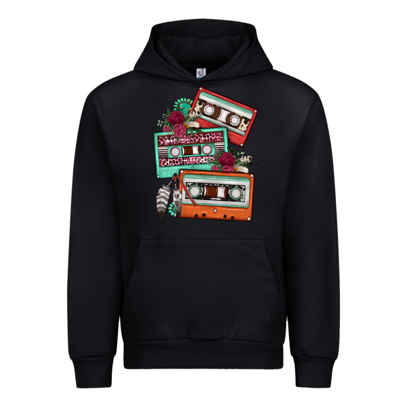 Cassette Floral Gemstone Urban Hoodie by FaDigitalArtStudio | Teevron