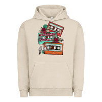 Pigment French Oak cassette floral gemstone Urban Hoodie - FaDigitalArtStudio