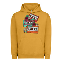 Pigment Peanut Butter cassette floral gemstone Urban Hoodie - FaDigitalArtStudio