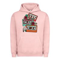 Pigment Salmon cassette floral gemstone Urban Hoodie - FaDigitalArtStudio