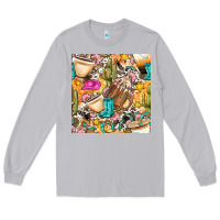 Moon Dust western cowgirl coffee cup with cowhide seamless pattern bbs Long Sleeve Tee - BundleAndBundleShop