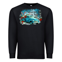 Black its the wonderful time of the year truck Premium Sweatshirt - CowGirlArtShop