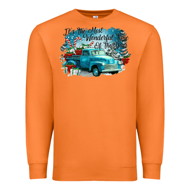 Its The Wonderful Time Of The Year Truck Premium Sweatshirt by CowGirlArtShop | Teevron