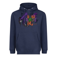 Navy if the shoe fits Heavyweight Hoodie - CowGirlArtShop