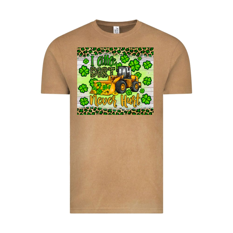 A Little Dirt Never Hurt St Patrick S Bulldozer Vintage Tee by JahusDesignShop | Teevron