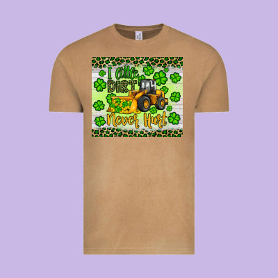 A Little Dirt Never Hurt St Patrick S Bulldozer Vintage Tee Designed By Jahusdesignshop