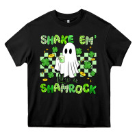 Black shake em' like a shamrock Heavy Core Tee - Artiststas