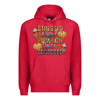 Cardinal stressed blessed pumpkin spice obsessed Premium Hoodie - CowGirlArtShop