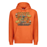 Carrot stressed blessed pumpkin spice obsessed Premium Hoodie - CowGirlArtShop