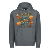 Rock stressed blessed pumpkin spice obsessed Premium Hoodie - CowGirlArtShop