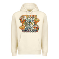 Sandshell stressed blessed pumpkin spice obsessed Premium Hoodie - CowGirlArtShop