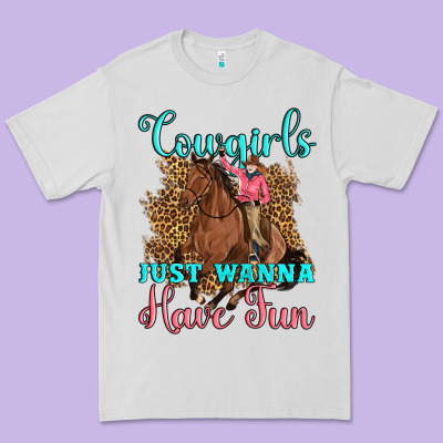 Cowgirls Just Wanna Have Fun Premium Tee Designed By Artiststas