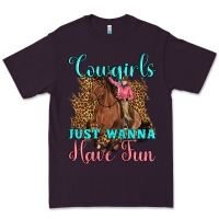 Plum cowgirls just wanna have fun Premium Tee - Artiststas