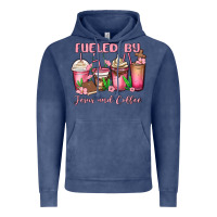 Fueled By Jesus And Coffee Vintage Hoodie | Teevron