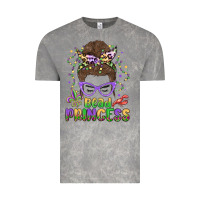 Cloud Rock bead princess messy bun mardi gras Vintage Tee - MaliasSmallBusiness