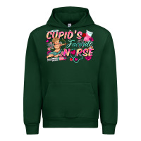 Forest Green cupid's favorite nurse Urban Hoodie - FaDigitalArtStudio
