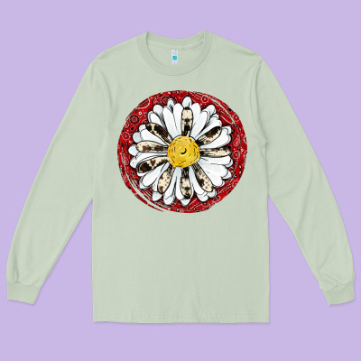 Daisy Long Sleeve Tee Designed By Jahusdesignshop