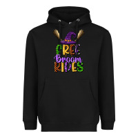 Black free broom rides Heavyweight Hoodie - CowGirlArtShop